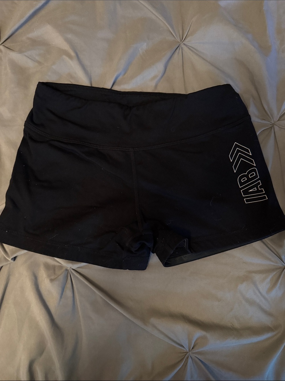 LAB Black Women's High-Rise Bike Shorts